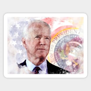 Joe Biden portrait, President of the United States Magnet